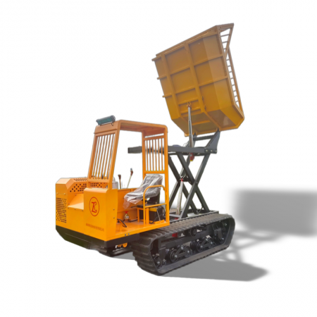 PD-3500TA Scissor Lift 2.4m Crawler Dumper အားလုံး မြေပြင်သယ်ယူပို့ဆောင်ရေး